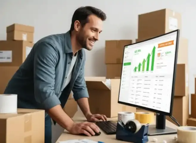 Interface de création d'une boutique en ligne 1.2.3 Ventes